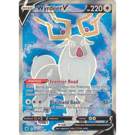 Pokemon kort Sword & Shield Astral Radiance - Wyrdeer V Full Art (180/189) - Pokedexet