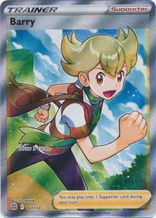 Pokemon kort Sword & Shield Brilliant Stars - Barry Full Art (167/172) - Pokedexet