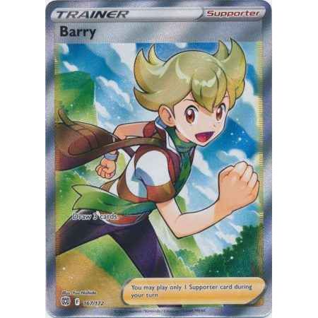 Pokemon kort Sword & Shield Brilliant Stars - Barry Full Art (167/172) - Pokedexet