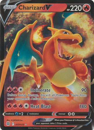 Pokemon Sword & Shield Brilliant Stars Charizard V (17/172)