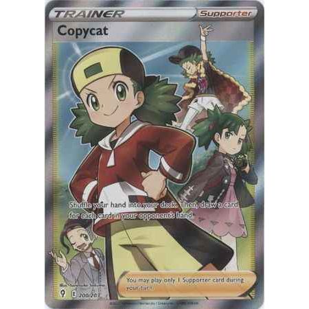 Pokemon kort Sword & Shield Evolving Skies - Copycat Full Art (200/203) - Pokedexet