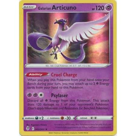 Pokemon kort Sword & Shield Evolving Skies - Galarian Articuno Holofoil (63/203) - Pokedexet
