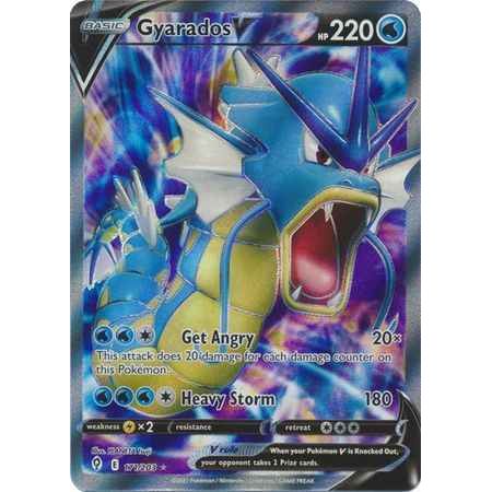 Pokemon kort Sword & Shield Evolving Skies - Gyarados V Full Art (171/203) - Pokedexet