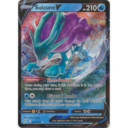 Pokemon kort Sword & Shield Evolving Skies - Suicune V (31/203) - Pokedexet