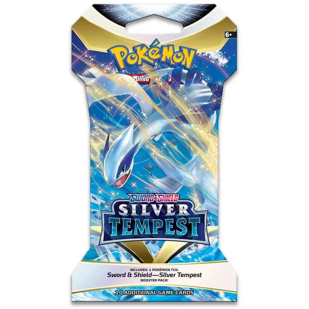 Pokemon Sleeved Booster Pack - Sword & Shield Silver Tempest - Pokedexet