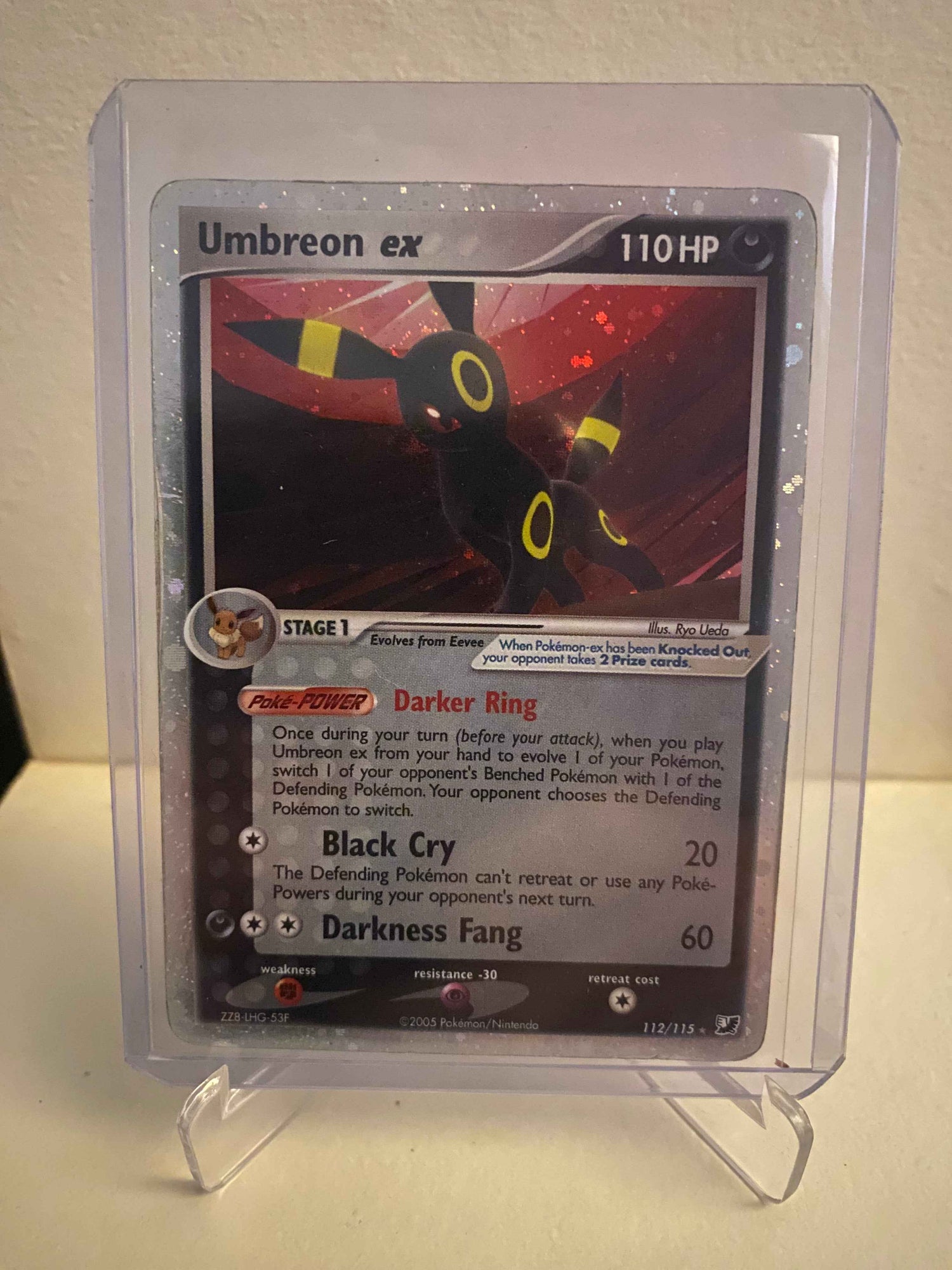 Pokemon kort EX Unseen Forces - Umbreon ex (112/115) - Pokedexet