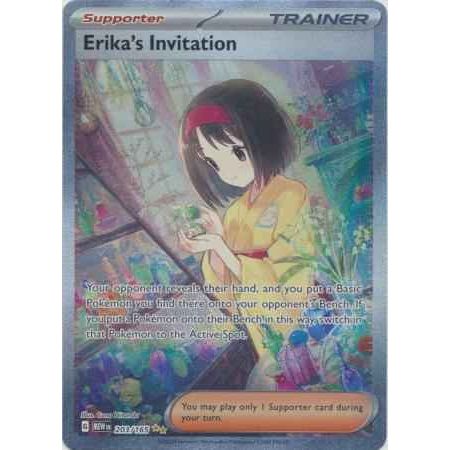 Pokemon kort Scarlet & Violet 151 - Erika´s Invitation Special Art Rare (203/165)