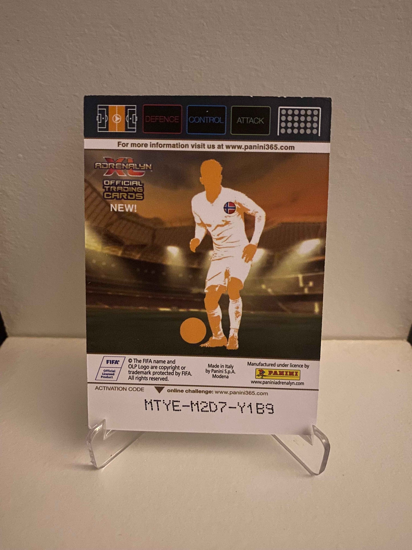 Fodbold kort Panini Adrenalyn XL FIFA 365 Nordic Edition 2015 - Rosenborg BK Fredrik Midtsjø - Pokedexet