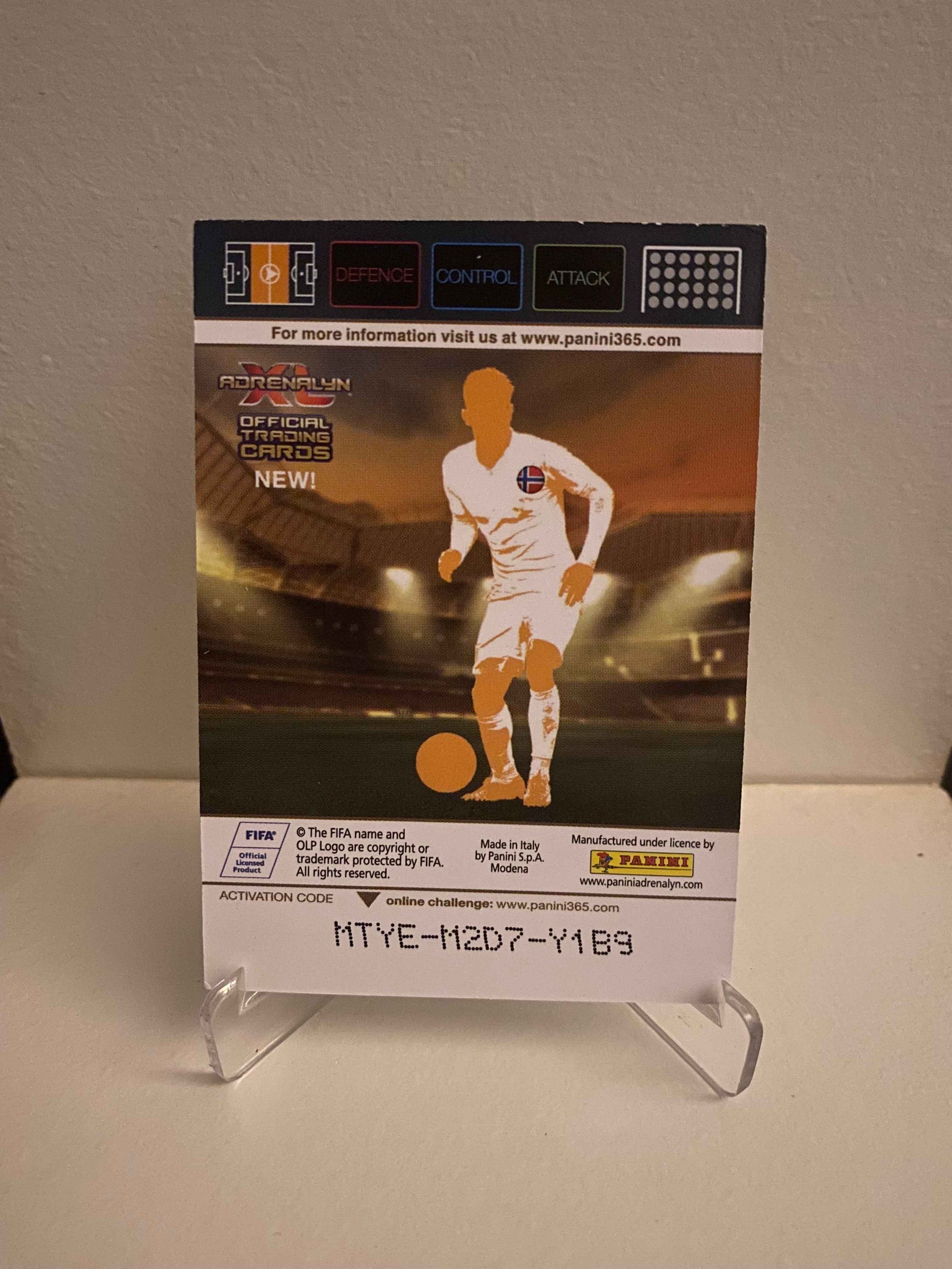 Fodbold kort Panini Adrenalyn XL FIFA 365 Nordic Edition 2015 - Rosenborg BK Fredrik Midtsjø - Pokedexet