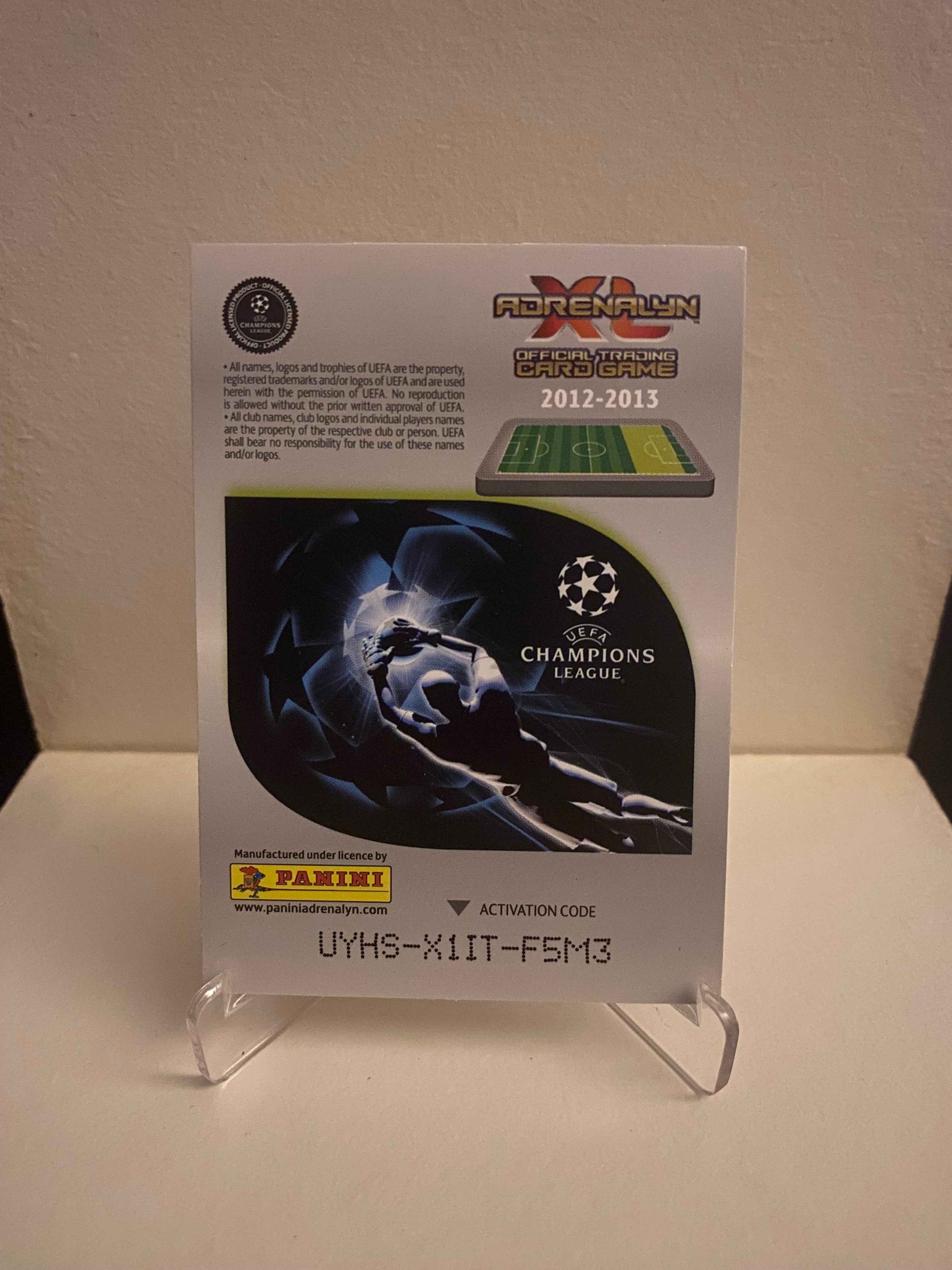 Fodbold kort Panini Adrenalyn XL UEFA Champions League 2012/2013 - Benfica OIa John - Pokedexet
