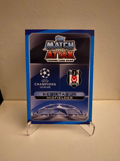 Fodbold kort Topps Match Attax UEFA Champions League 2016/2017 - Besiktas Aras Ozbiliz - Pokedexet