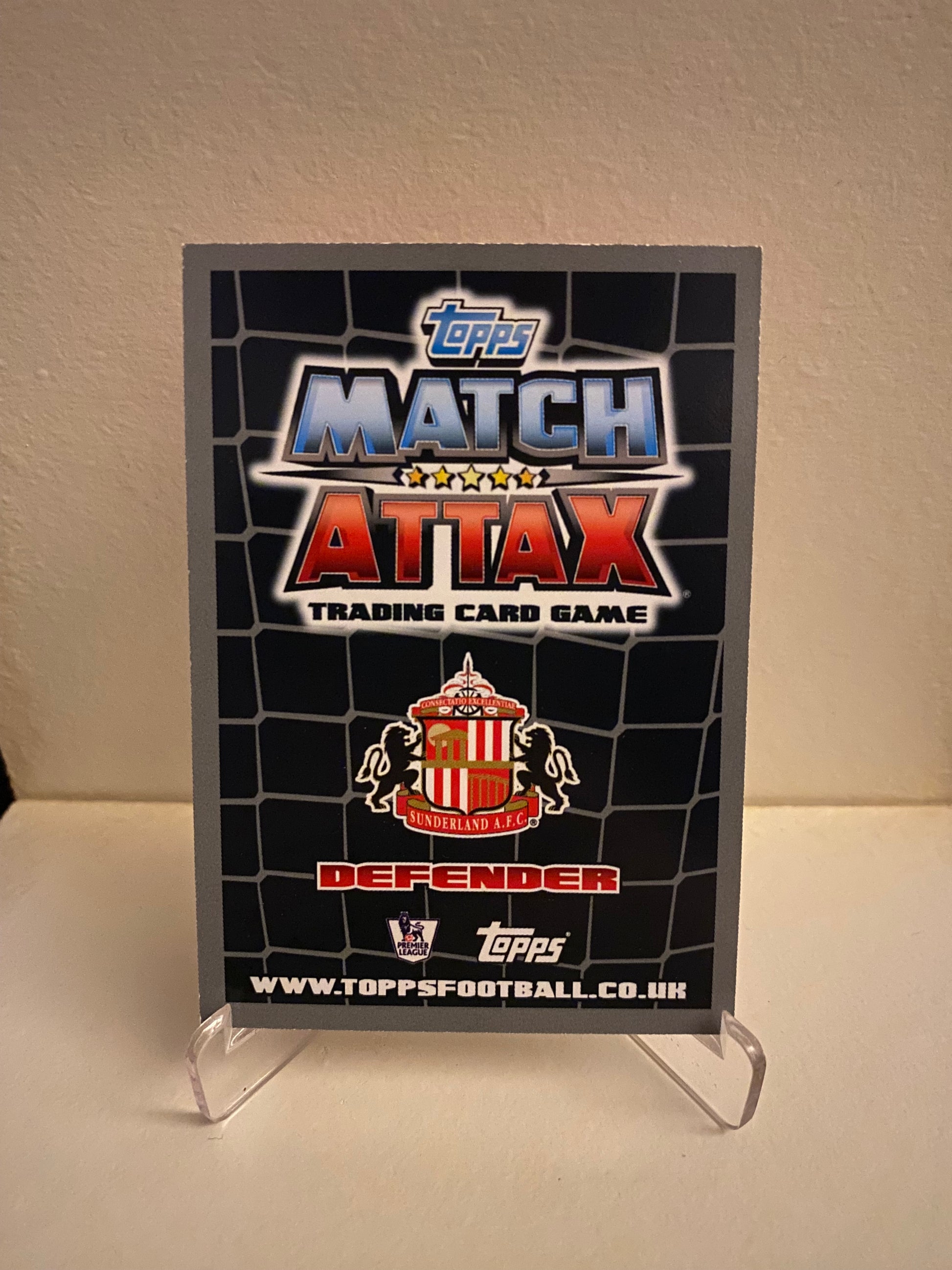 Fodbold kort Topps Match Attax Premier League 2011/2012 - Sunderland Titus Bramble - Pokedexet
