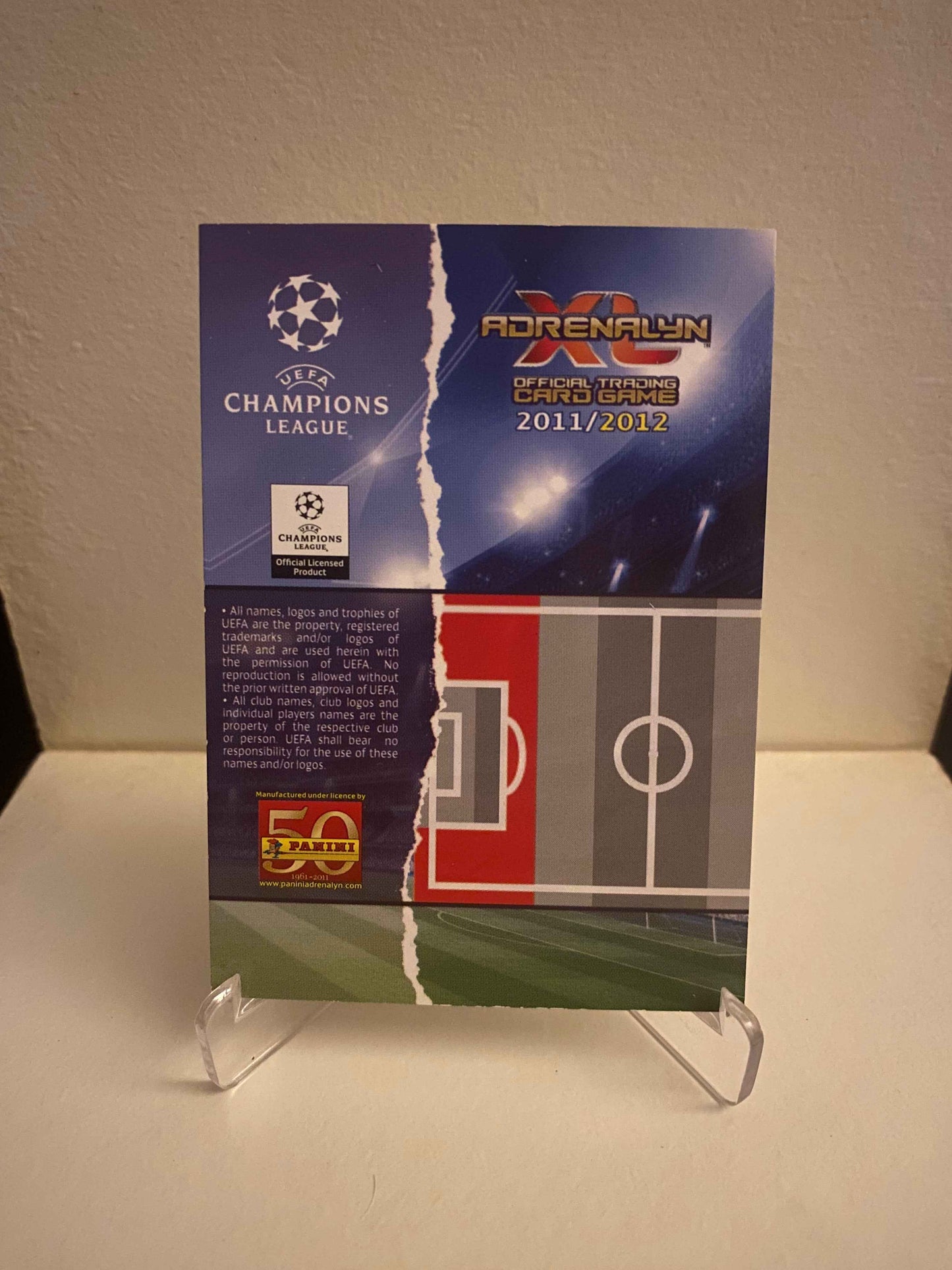 Fodbold kort Panini Adrenalyn XL UEFA Champions League 2011/2012 - Ajax Daley Blind - Pokedexet
