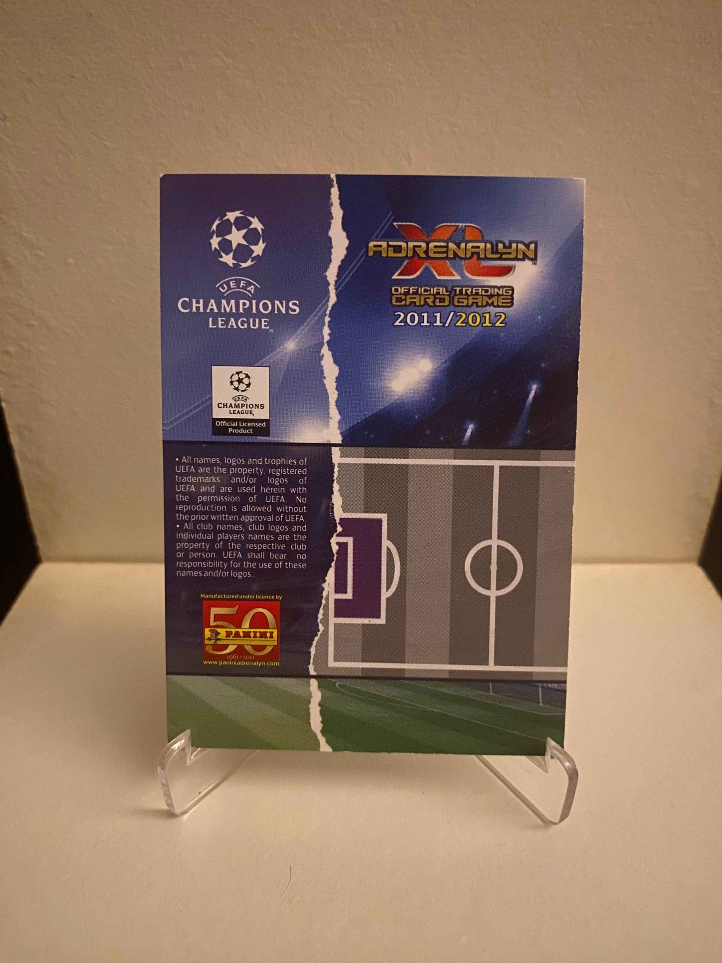 Fodbold kort Panini Adrenalyn XL UEFA Champions League 2011/2012 - Basel Yann Sommer - Pokedexet