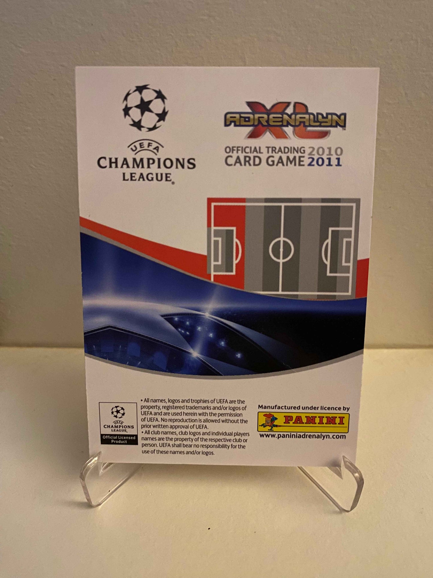 Fodbold kort Panini Adrenalyn XL UEFA Champions League 2010-2011 - Bayern München Philipp Lahm - Pokedexet