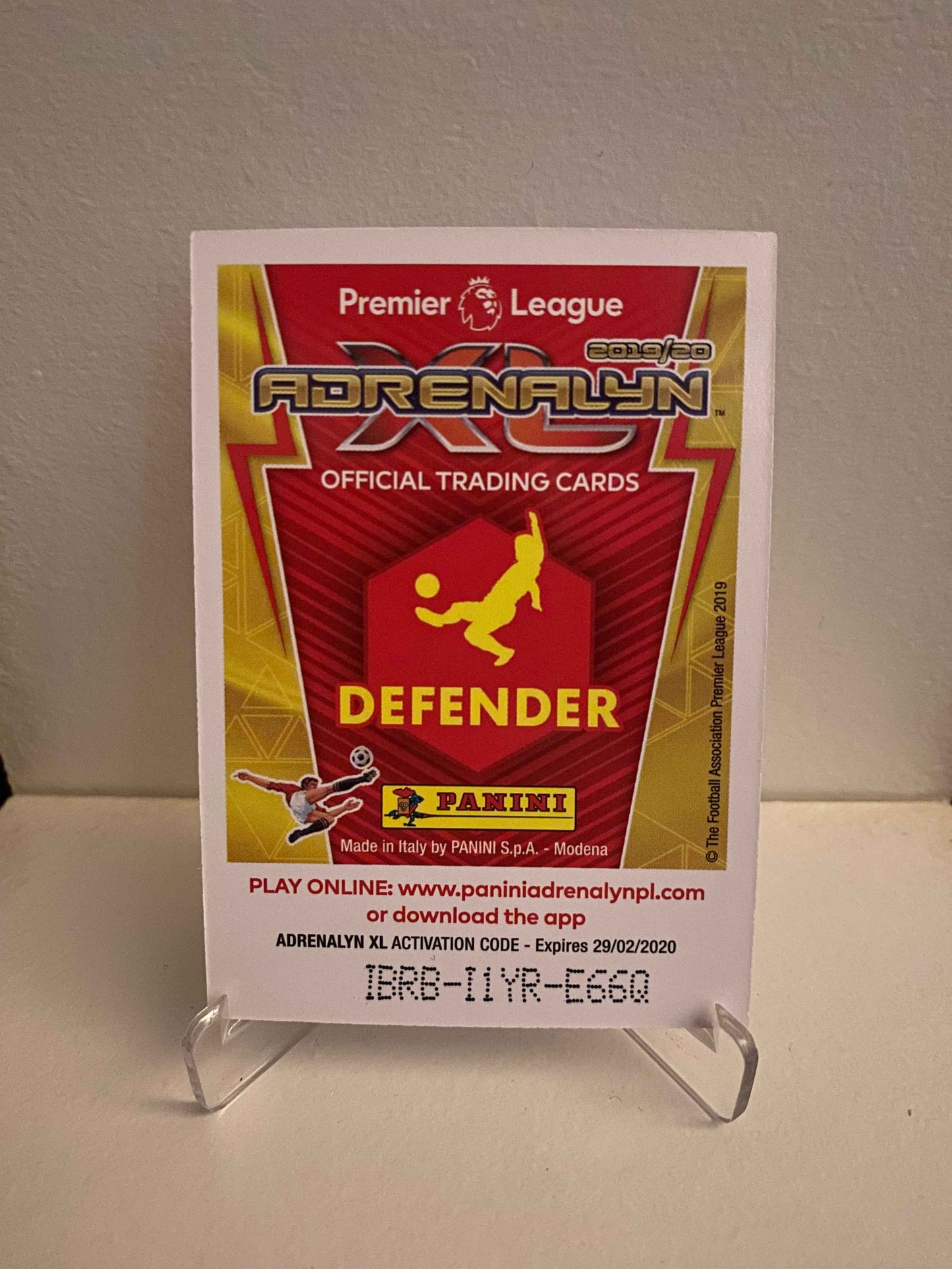 Fodbold kort Panini Adrenalyn XL Premier League 2019/2020 - Burnley Ben Gibson - Pokedexet