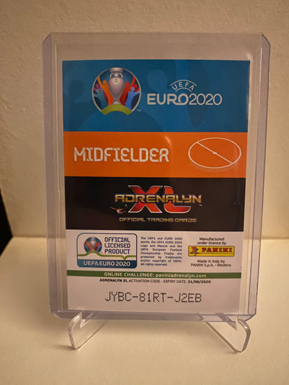 Fodbold kort Panini Adrenalyn XL UEFA EURO 2020 - Danmark Lasse Schøne Holofoil - Pokedexet