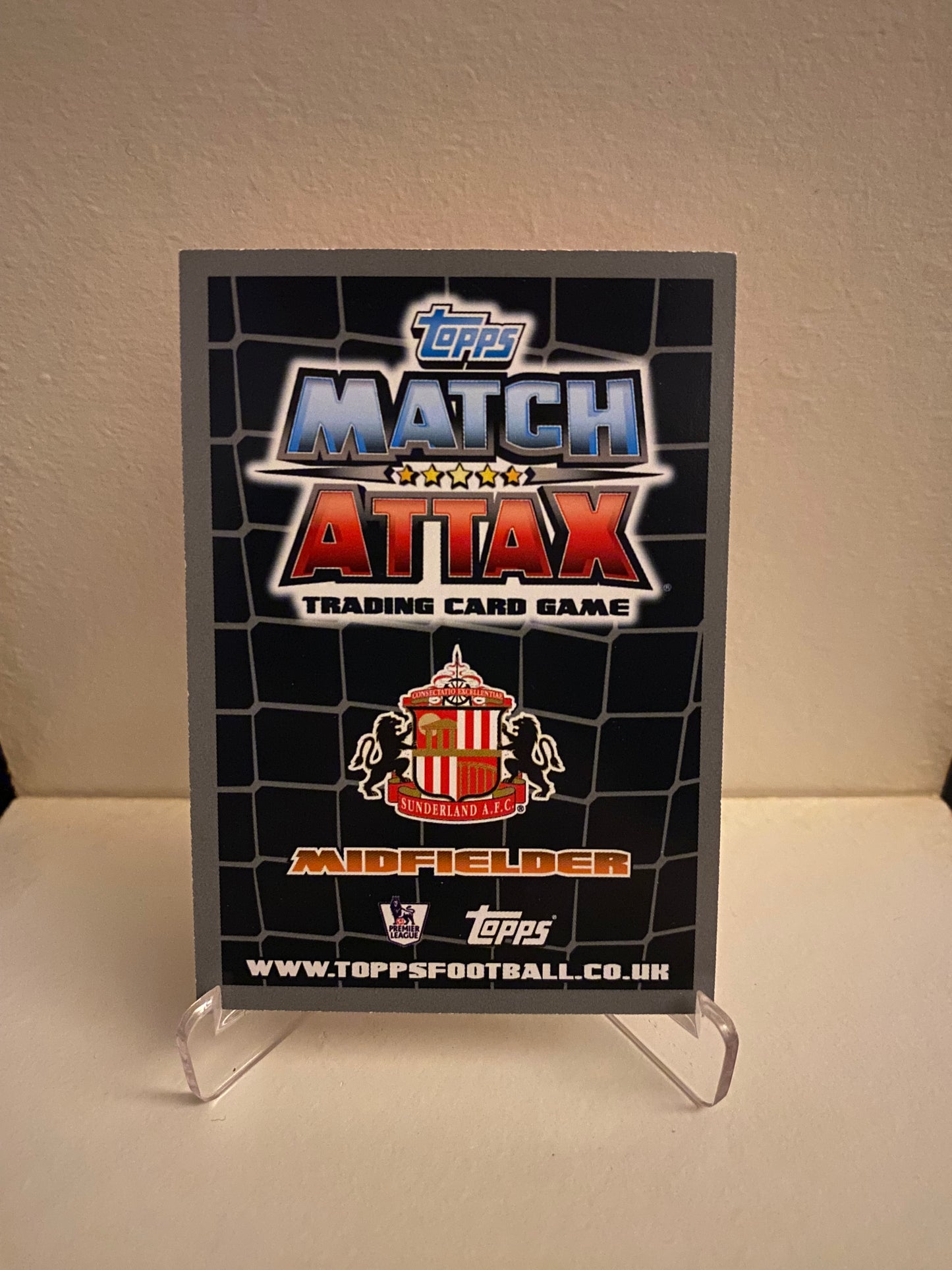 Fodbold kort Topps Match Attax Premier League 2011/2012 - Sunderland Craig Gardner - Pokedexet