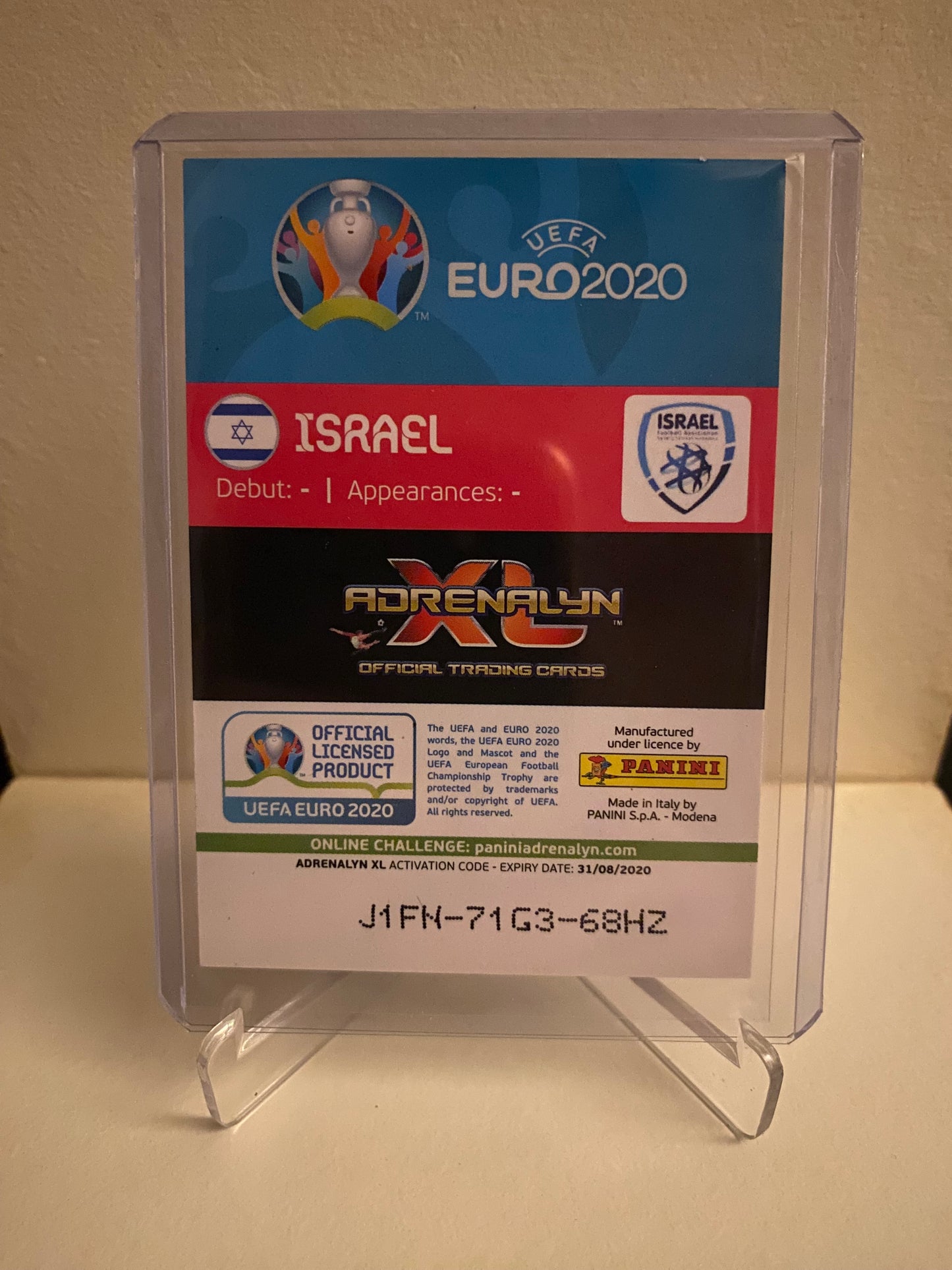 Fodbold kort Panini Adrenalyn XL UEFA EURO 2020 - Israel Slutspilshold Holofoil - Pokedexet