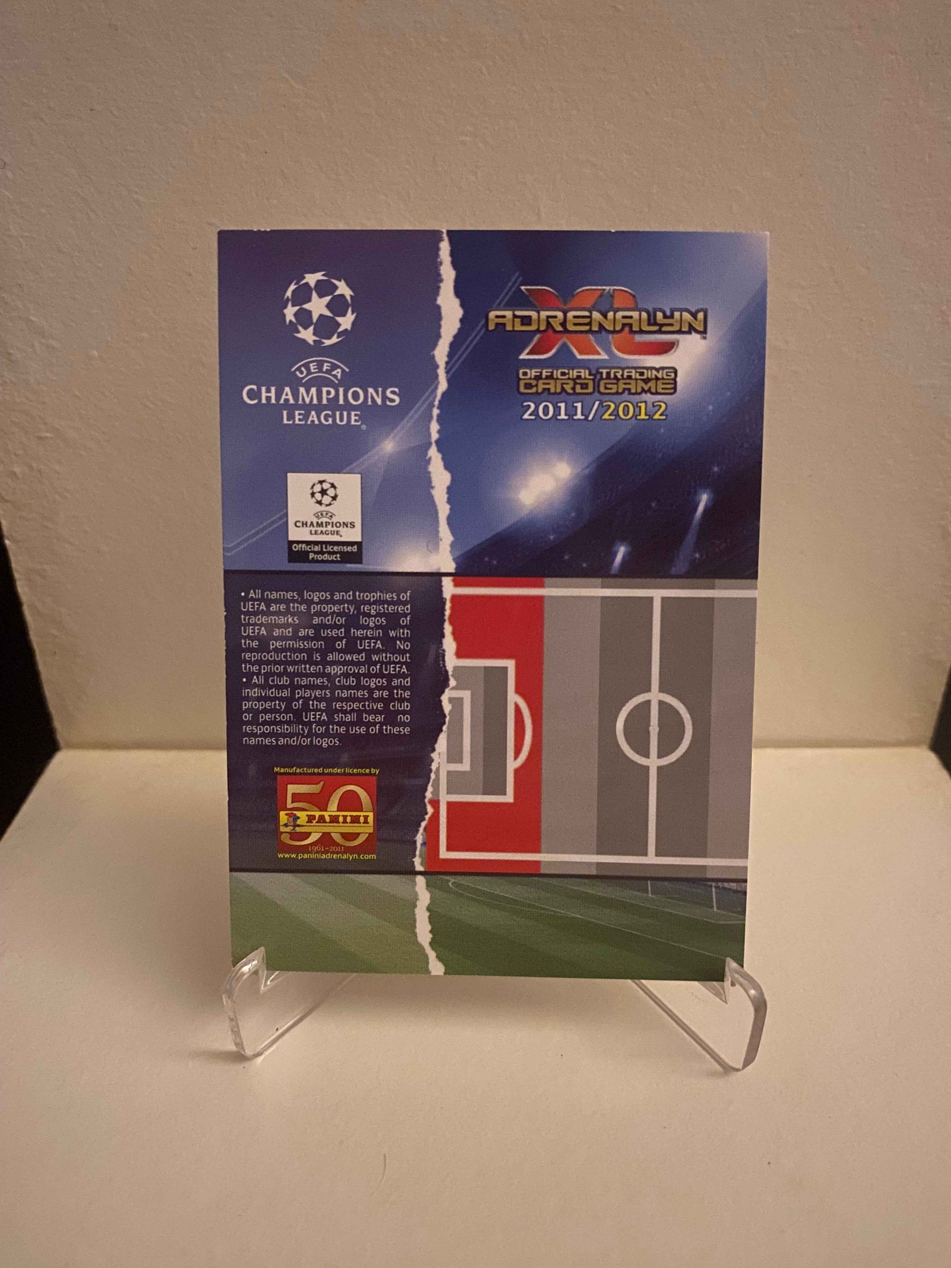 Fodbold kort Panini Adrenalyn XL UEFA Champions League 2011/2012 - AC Milan Ignazio Abate - Pokedexet