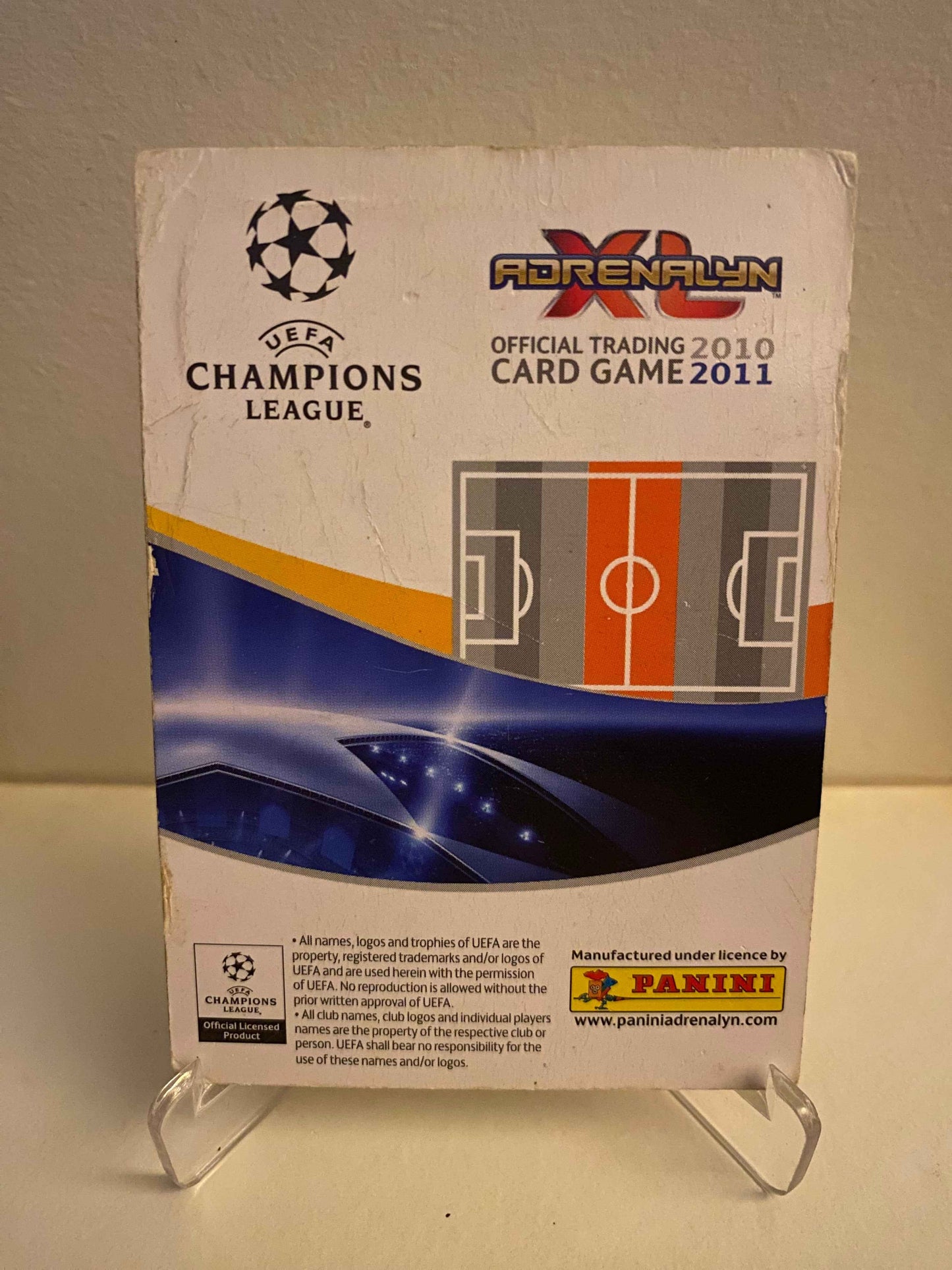 Fodbold kort Panini Adrenalyn XL UEFA Champions League 2010-2011 - Tottenham Hotspur FC Rafael Van Der Vaart - Pokedexet