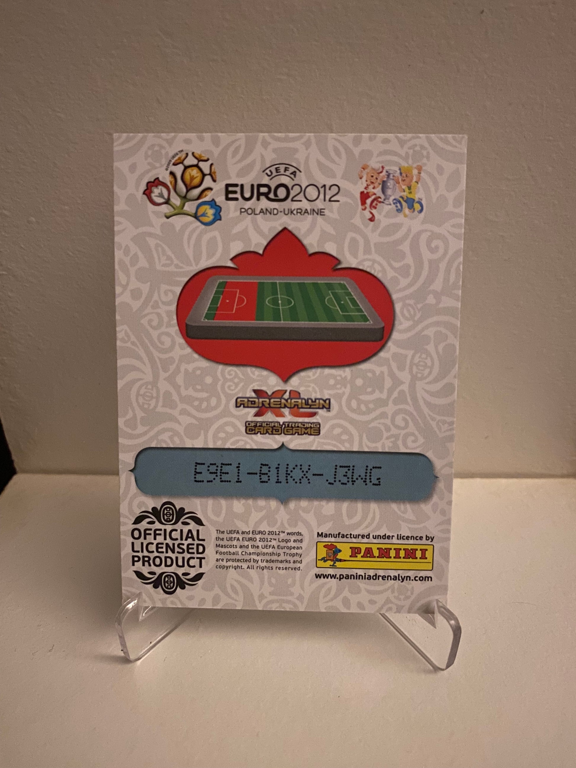 Fodbold kort Panini Adrenalyn XL UEFA EURO 2012 - Tjekkiet Tomas Sivok - Pokedexet