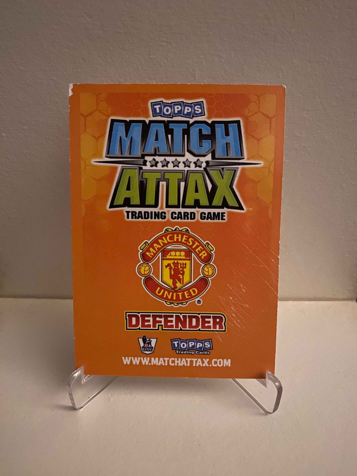 Fodbold kort Topps Match Attax Premier League 2009/2010 - Manchester United Gary Neville - Pokedexet