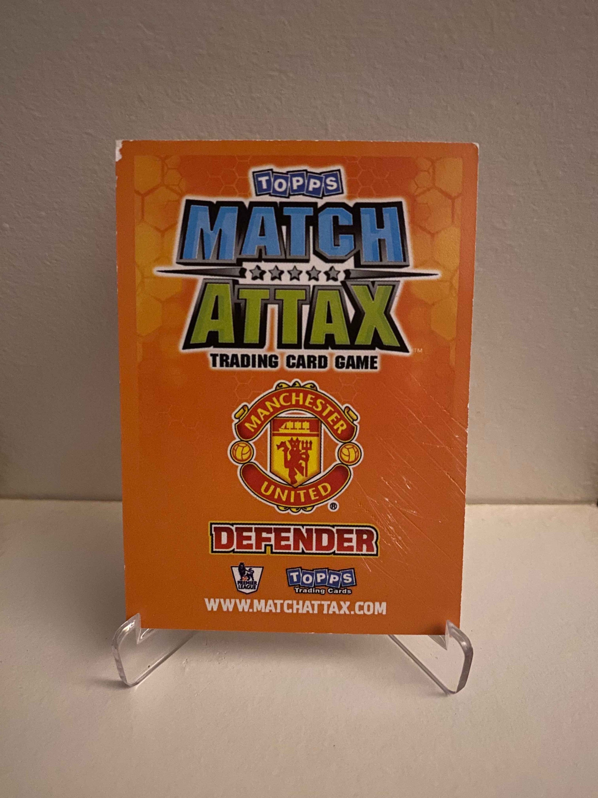 Fodbold kort Topps Match Attax Premier League 2009/2010 - Manchester United Gary Neville - Pokedexet