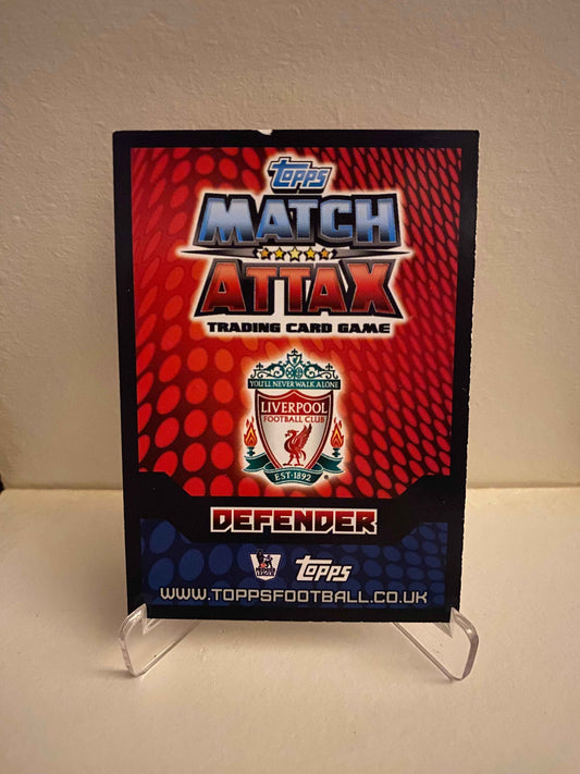 Fodbold kort Topps Match Attax Premier League 2014/2015 - Liverpool Kolo Toure - Pokedexet