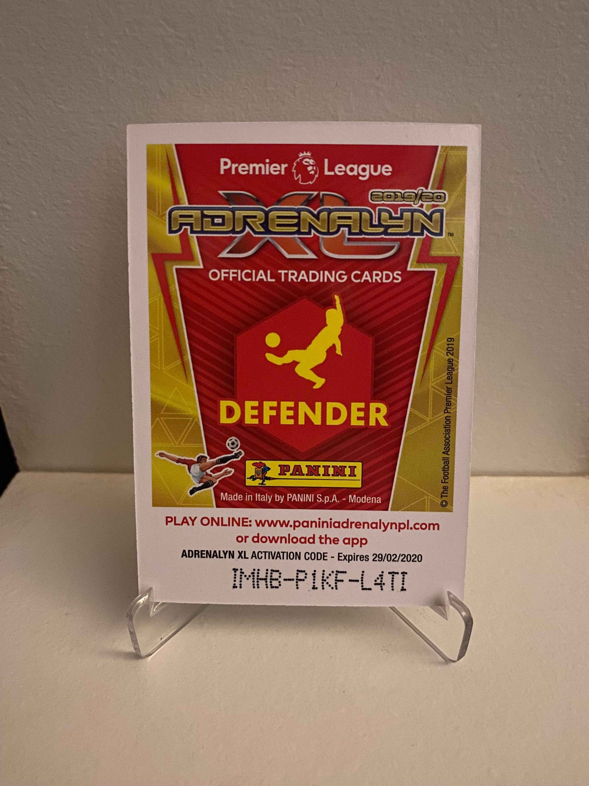 Fodbold kort Panini Adrenalyn XL Premier League 2019/2020 - Newcastle Fabian Schar - Pokedexet