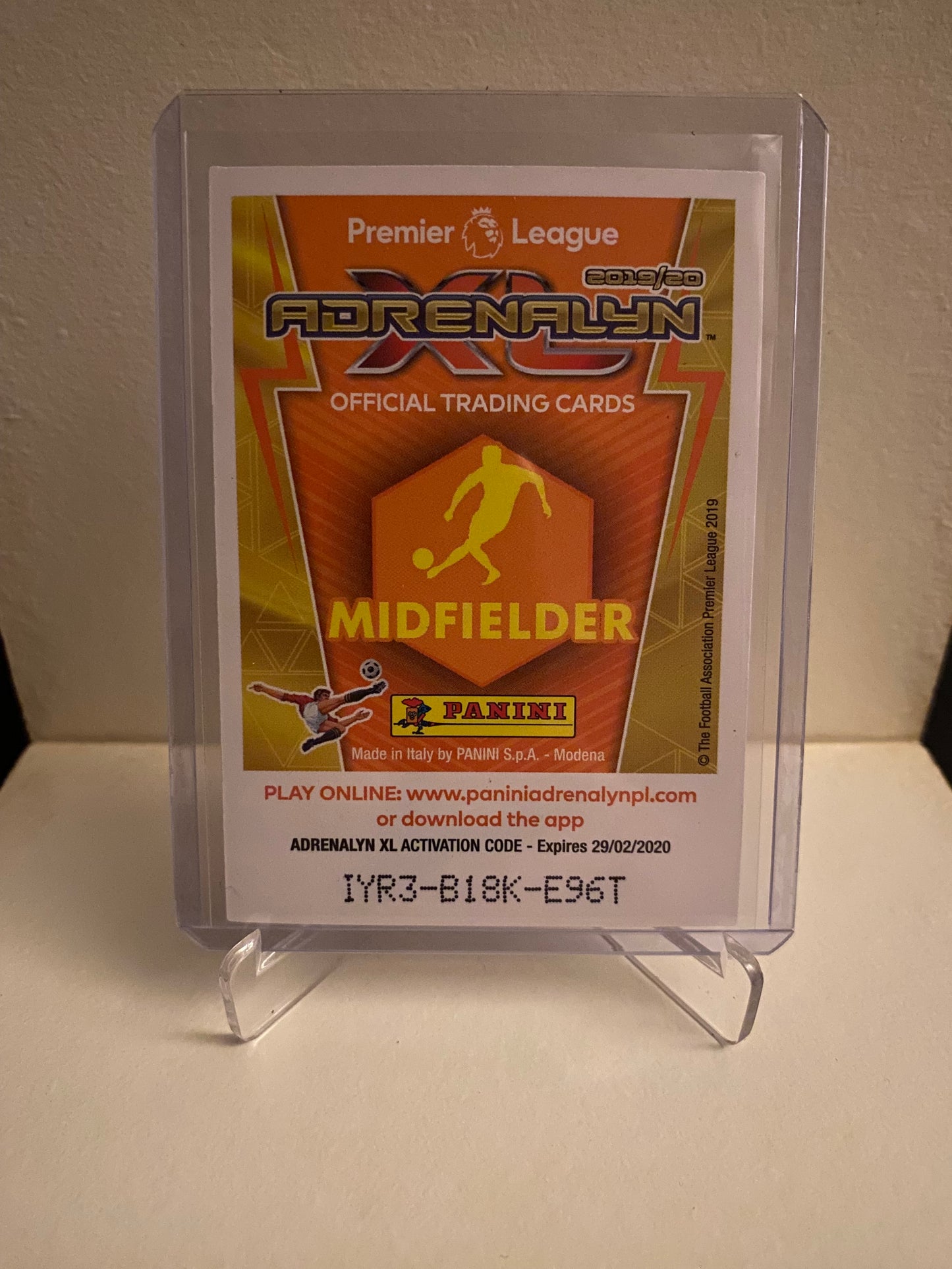 Fodbold kort Panini Adrenalyn XL Premier League 2019/2020 - Arsenal Mkhitaryan/Guendouzi Holofoil - Pokedexet