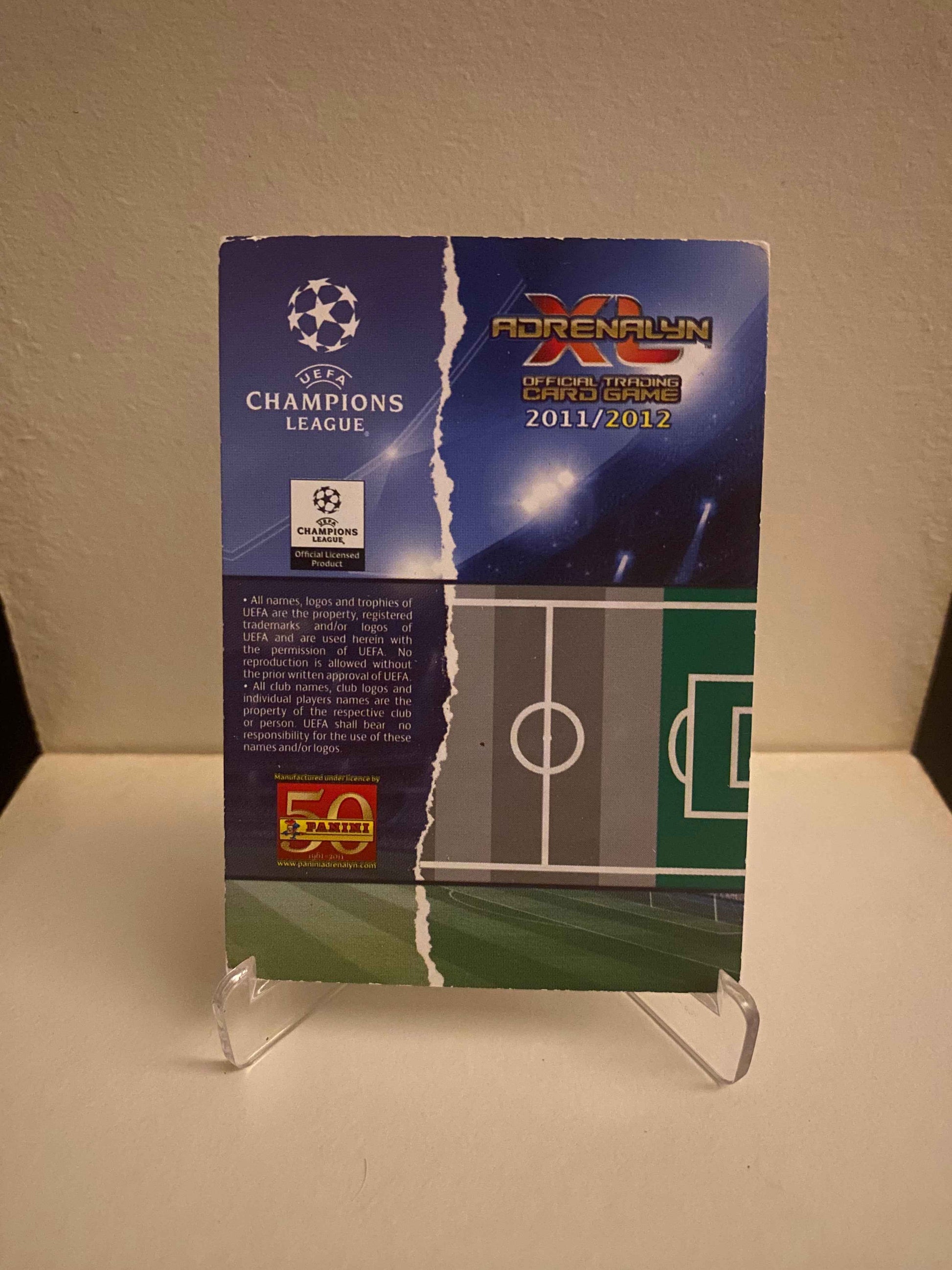 Fodbold kort Panini Adrenalyn XL UEFA Champions League 2011/2012 - Lille Moussa Sow - Pokedexet