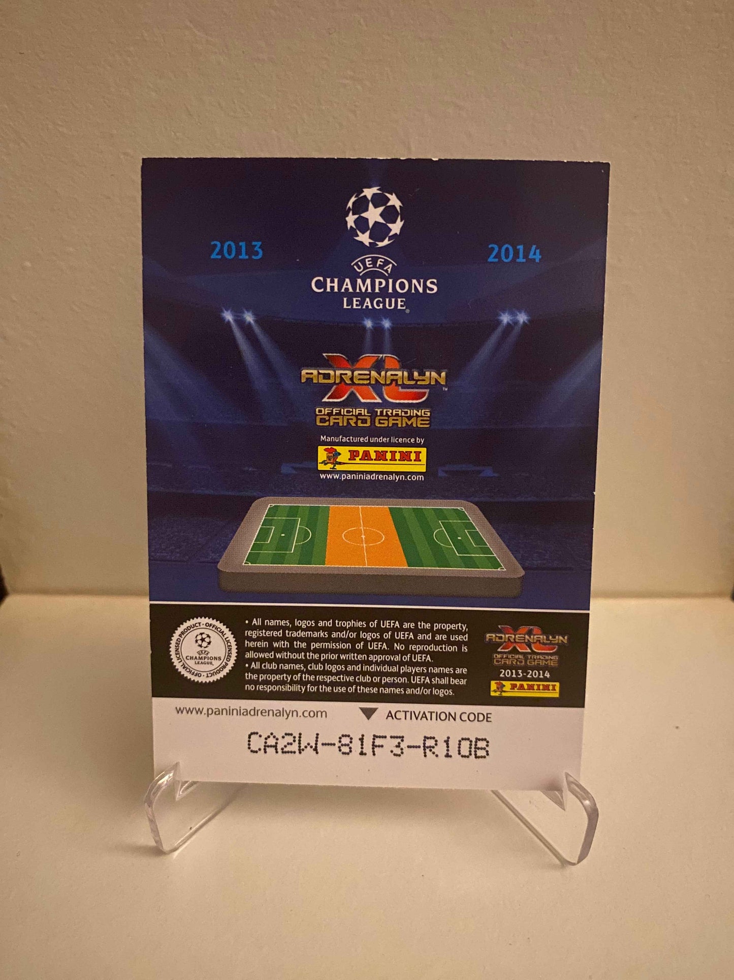 Fodbold kort Panini Adrenalyn XL UEFA Champions League 2013/2014 - Ajax Christian Poulsen - Pokedexet