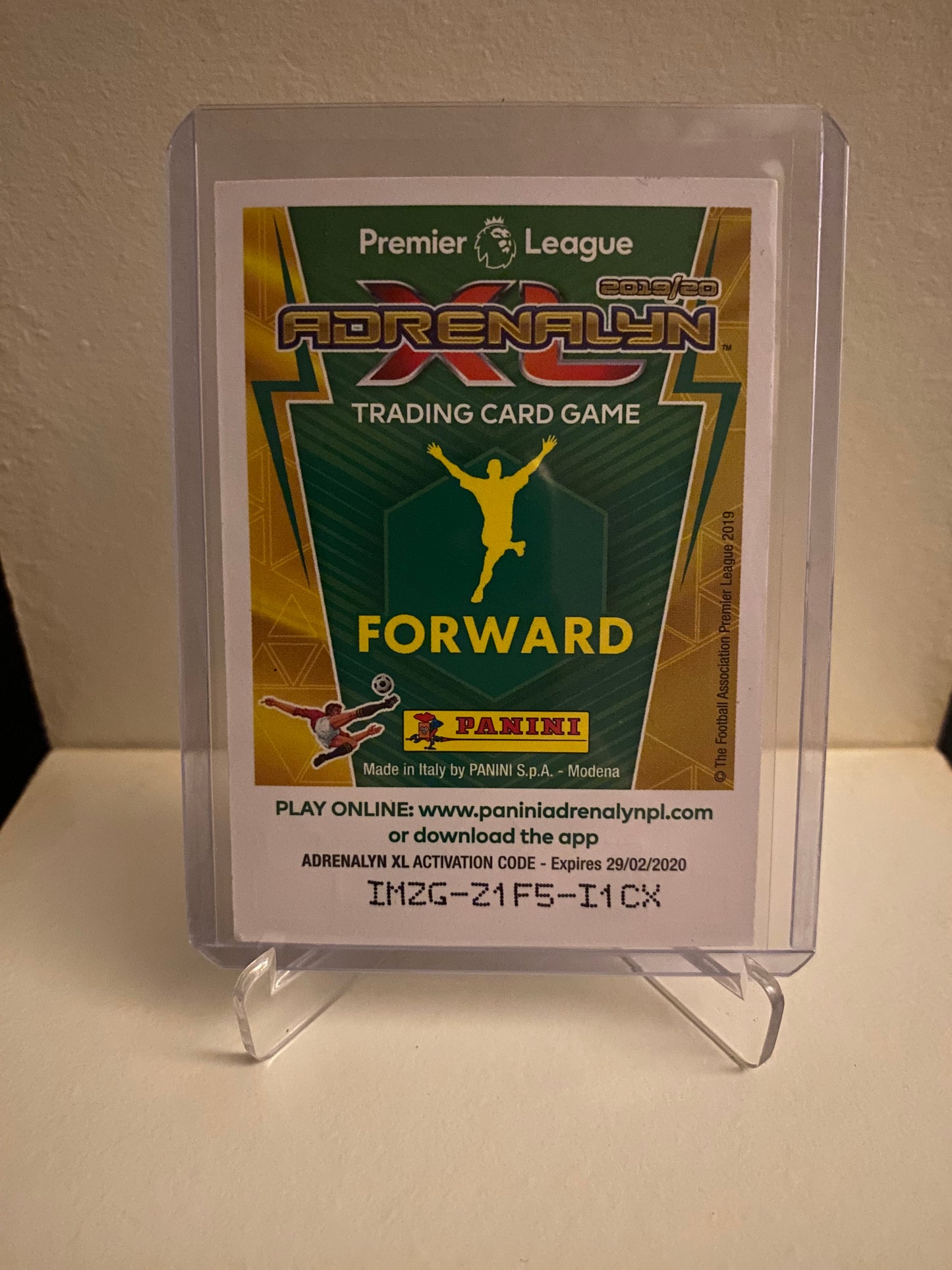 Fodbold kort Panini Adrenalyn XL Premier League 2019/2020 - Tottenham Harry Kane Holofoil - Pokedexet