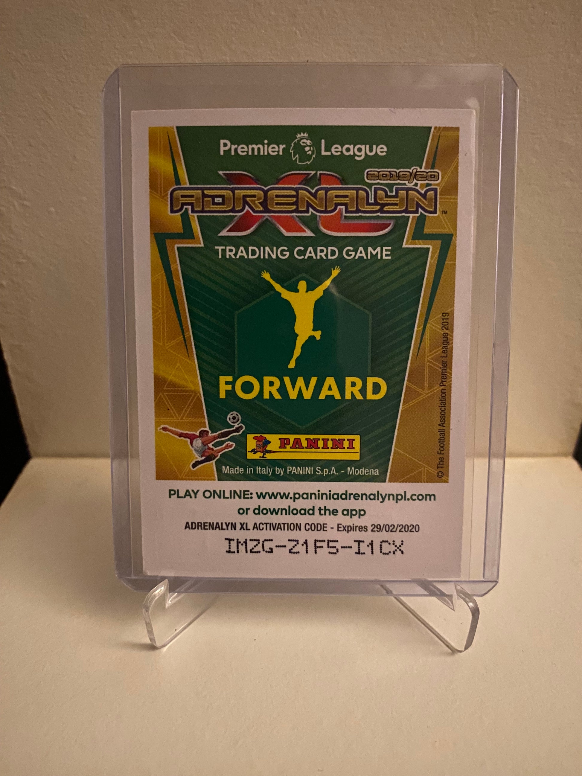 Fodbold kort Panini Adrenalyn XL Premier League 2019/2020 - Tottenham Harry Kane Holofoil - Pokedexet