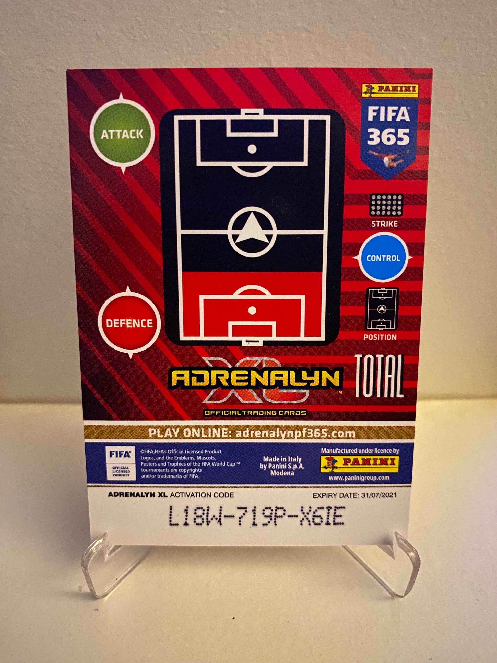 Fodbold kort Panini Adrenalyn FIFA 365 2020/2021 - Juventus Giorgio Chiellini 110 - Pokedexet