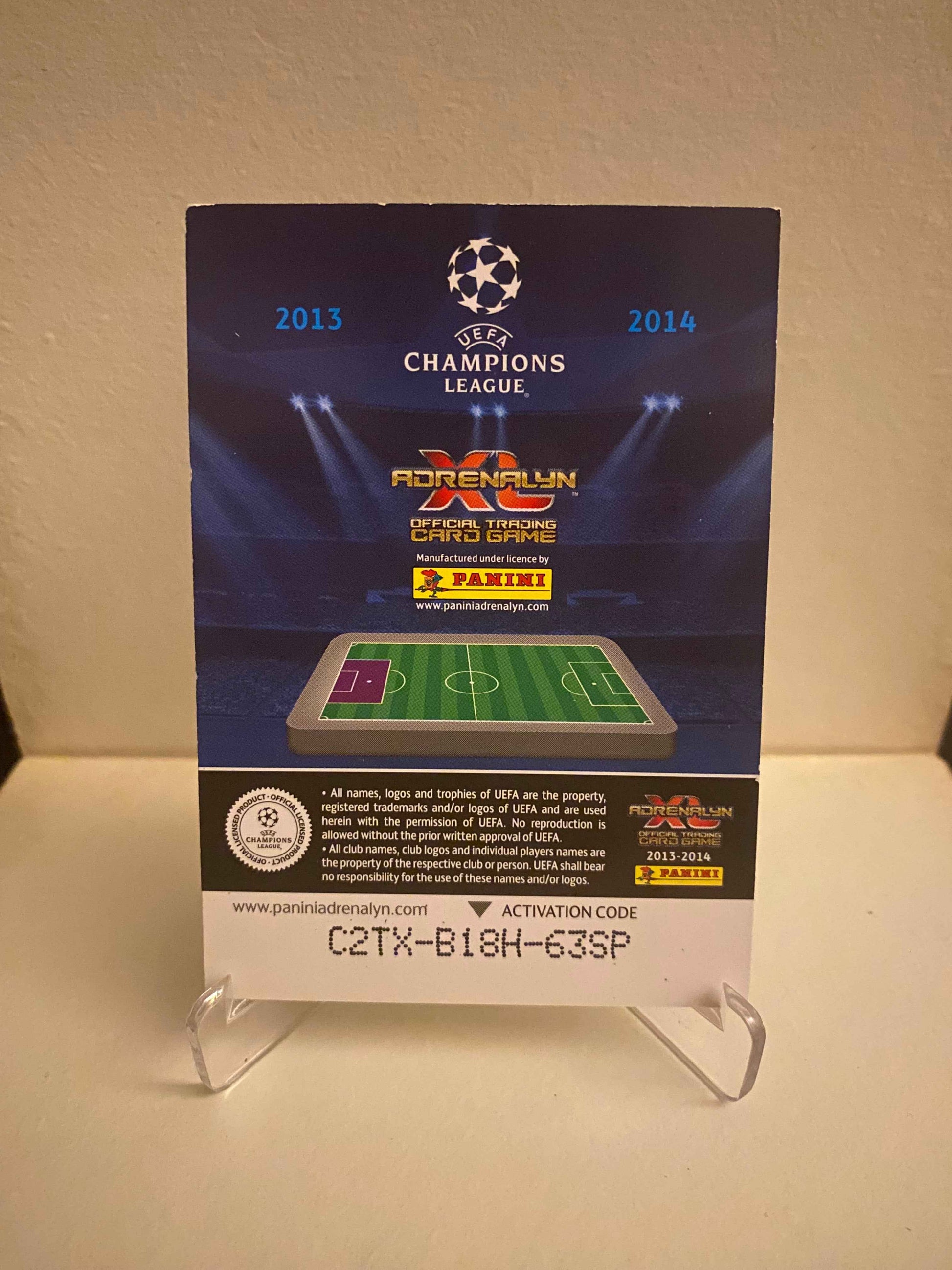 Fodbold kort Panini Adrenalyn XL UEFA Champions League 2013/2014 - Ajax Kenneth Vermeer - Pokedexet