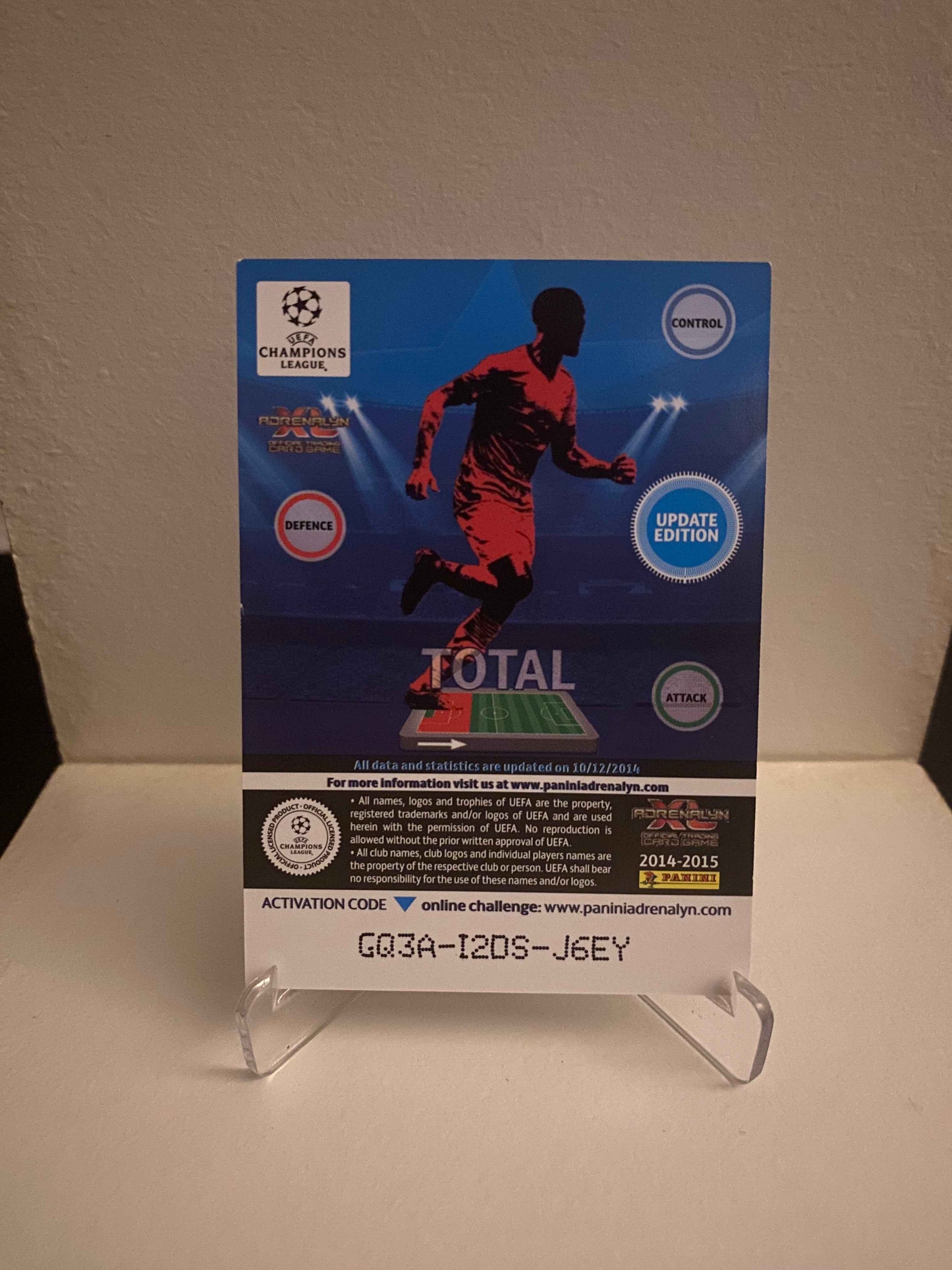 Fodbold kort Panini Adrenalyn XL UEFA Champions League 2014/2015 - Basel Behrang Safari - Pokedexet