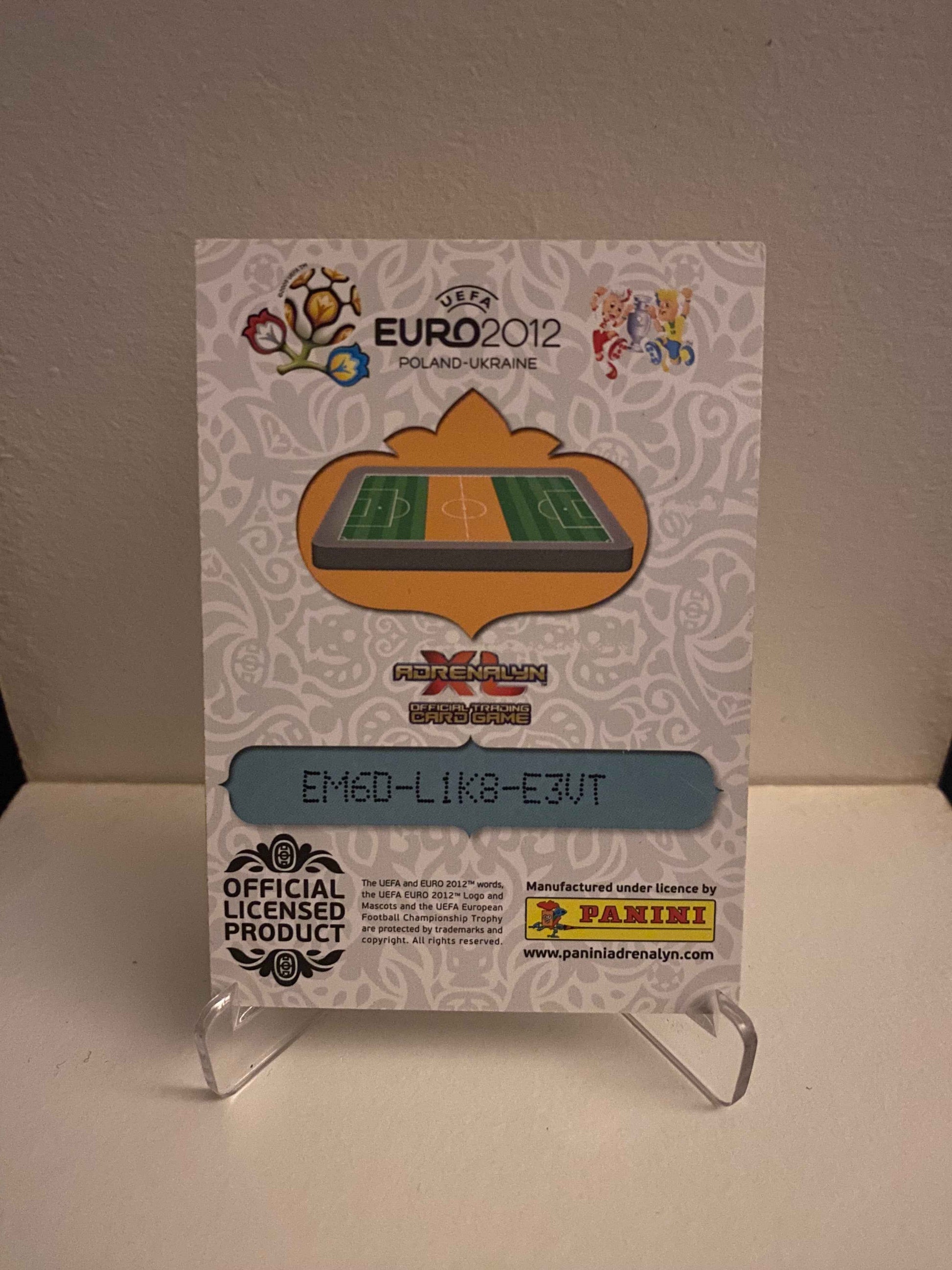 Fodbold kort Panini Adrenalyn XL UEFA EURO 2012 - Spanien Cesc Fabregas - Pokedexet