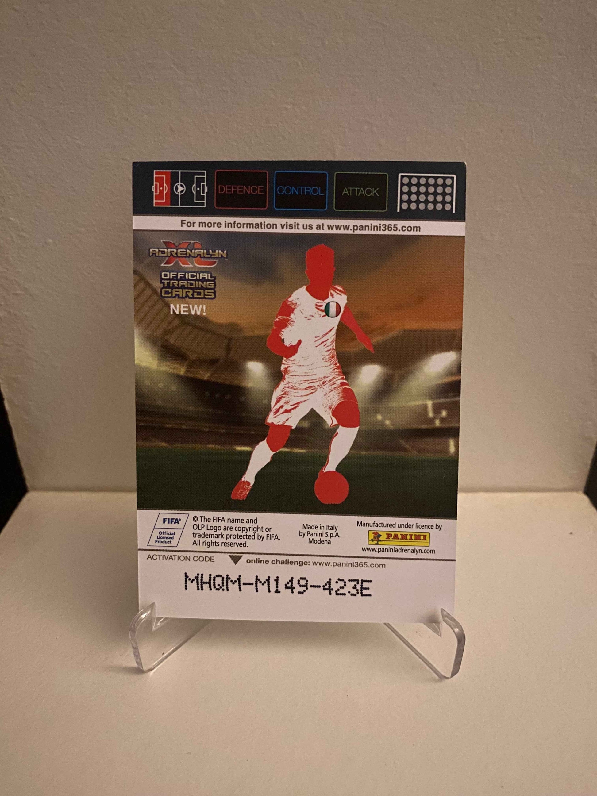 Fodbold kort Panini Adrenalyn XL FIFA 365 Nordic Edition 2015 - AC Milan Mattia De Sciglio - Pokedexet