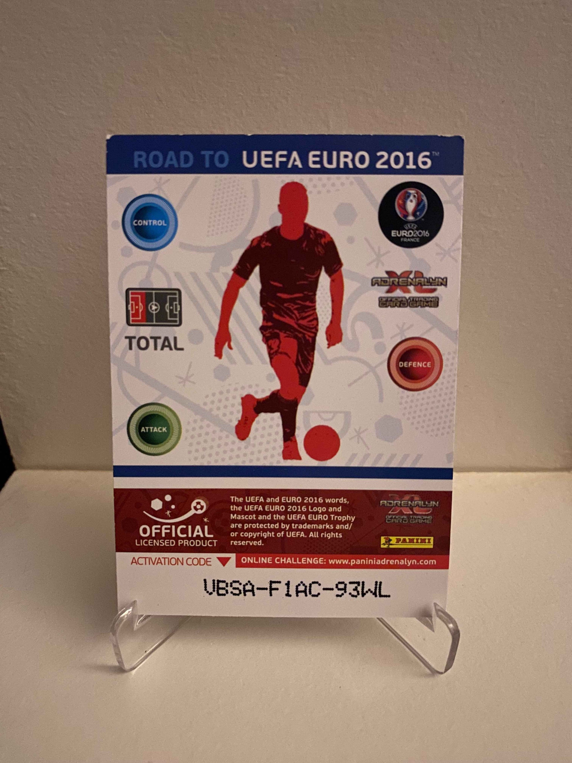 Fodbold kort Panini Road To UEFA EURO 2016 - Spanien Gerard Pique - Pokedexet