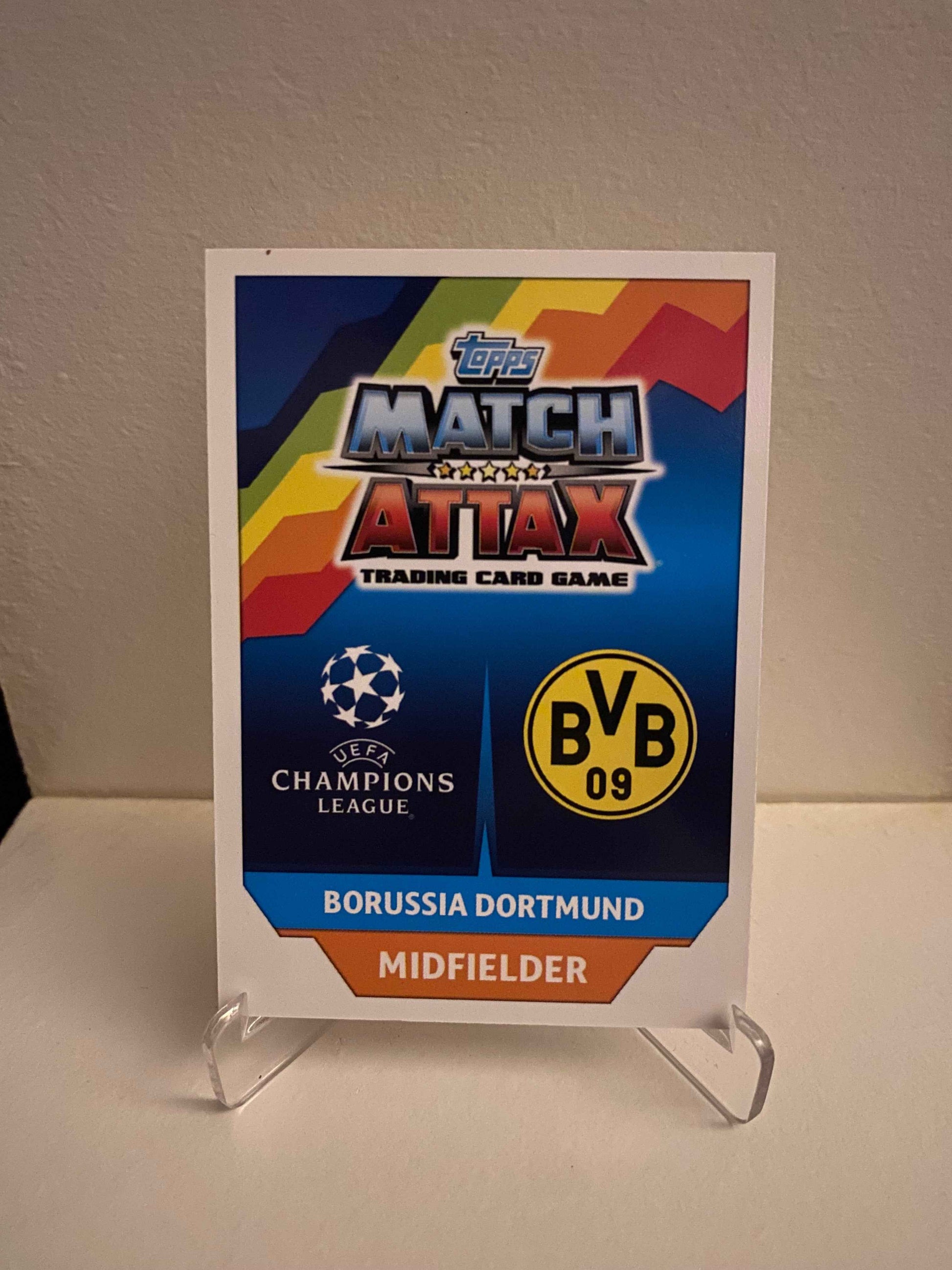 Fodbold kort Topps Match Attax Champions League 2016/2017 - Borussia Dortmund Shinji Kagawa - Pokedexet