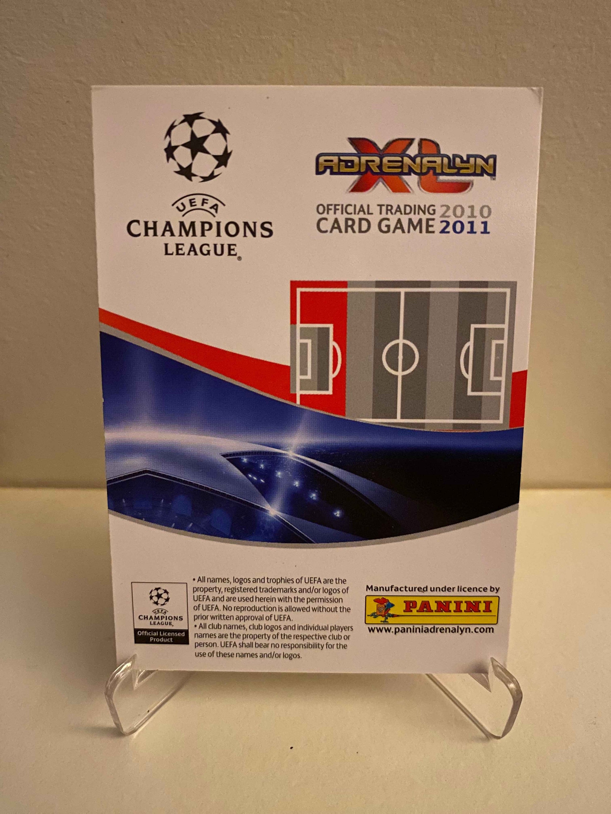 Fodbold kort Panini Adrenalyn XL UEFA Champions League 2010-2011 - Arsenal FC Johan Djourou - Pokedexet