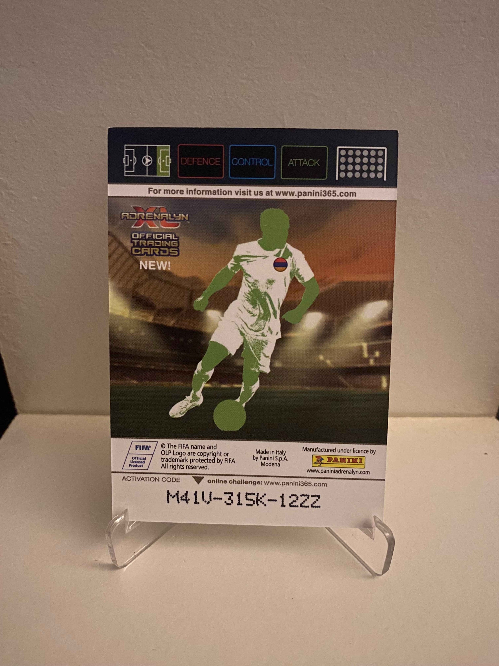 Fodbold kort Panini Adrenalyn XL FIFA 365 Nordic Edition 2015 - Borussia Dortmund Henrikh Mkhitaryan - Pokedexet