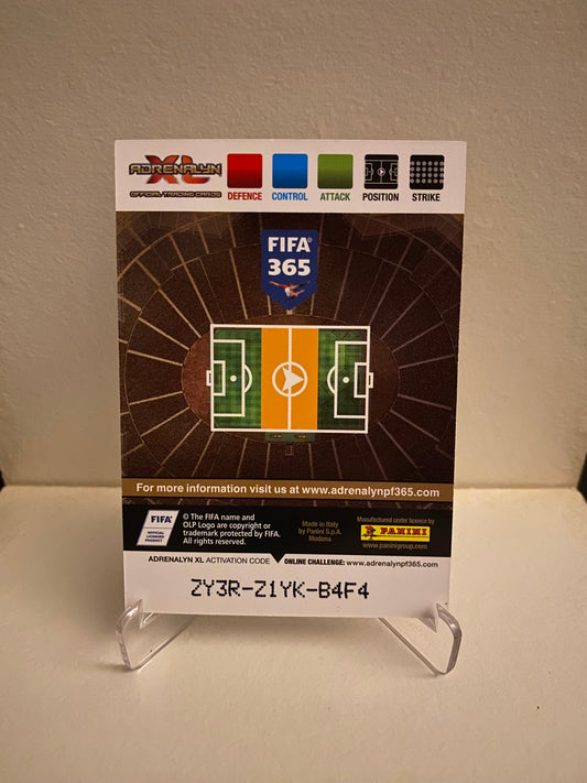 Fodbold kort Panini Adrenalyn XL FIFA 365 2017 - Atletico Madrid Yannick Ferreira-Carrasco - Pokedexet