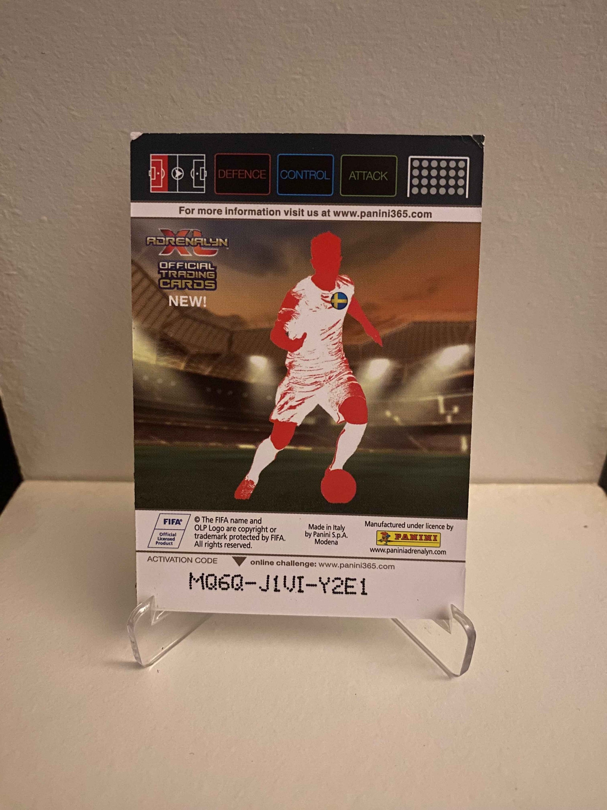 Fodbold kort Panini Adrenalyn XL FIFA 365 Nordic Edition 2015 - FC København Ludwig Augustinsson - Pokedexet