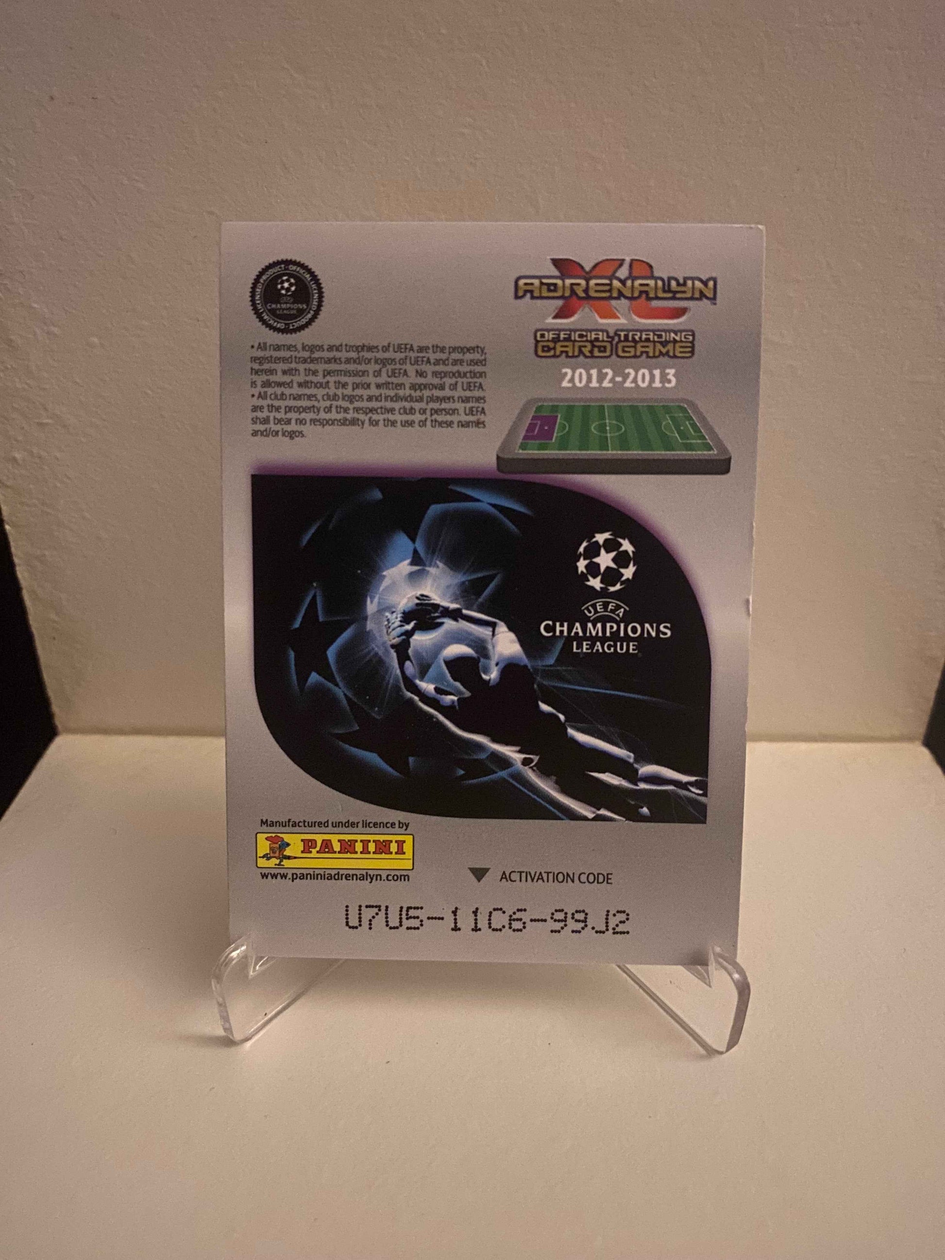Fodbold kort Panini Adrenalyn XL UEFA Champions League 2012/2013 - FC Nordsjælland Jesper Hansen - Pokedexet