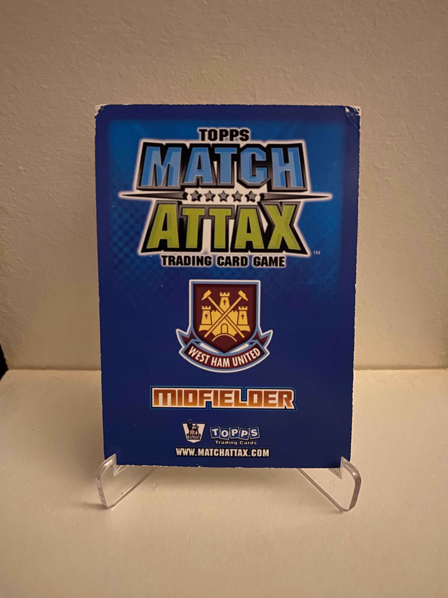 Fodbold kort Topps Match Attax Premier League 2008/2009 - West Ham United Kyel Reid - Pokedexet
