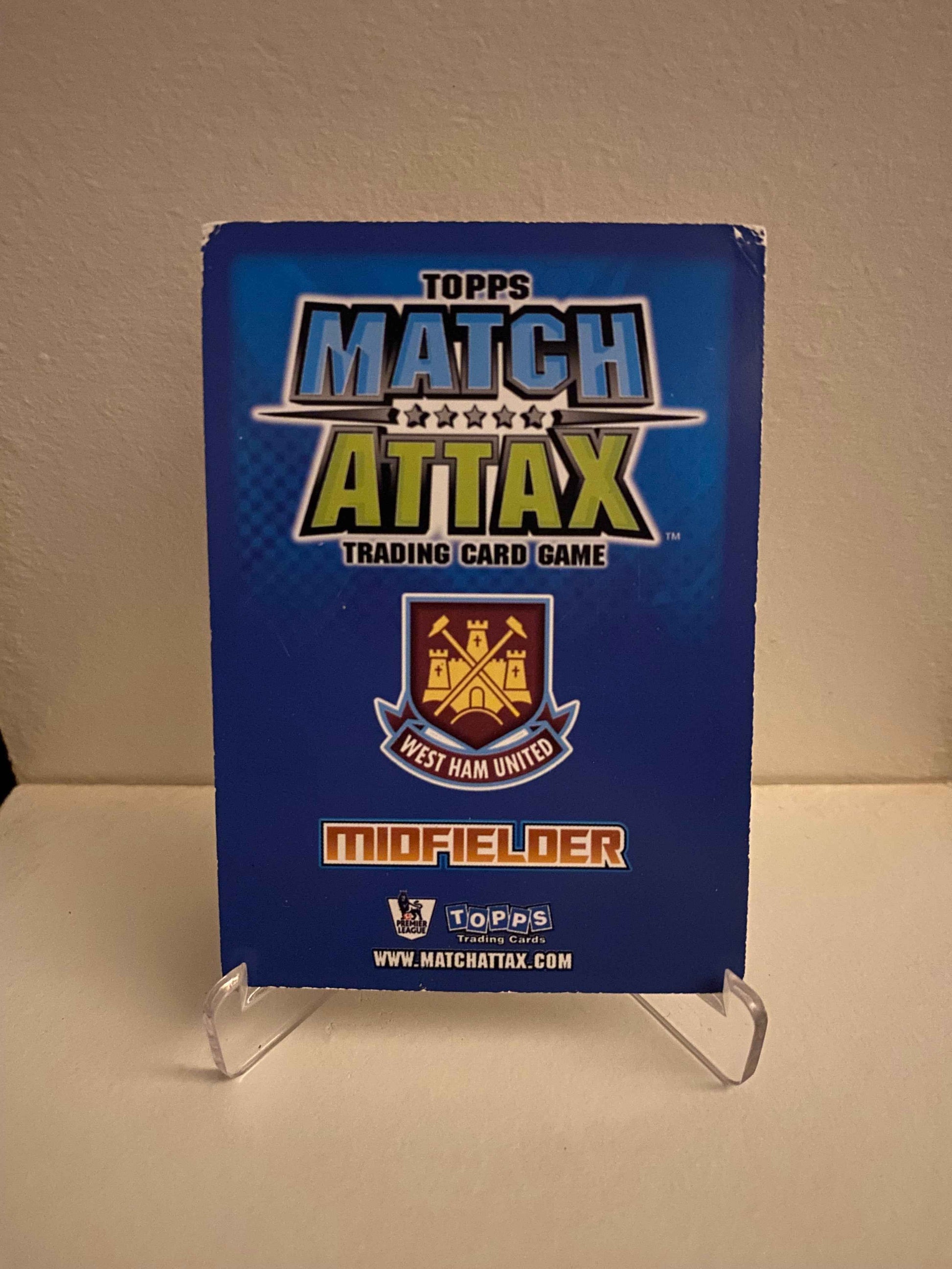 Fodbold kort Topps Match Attax Premier League 2008/2009 - West Ham United Kyel Reid - Pokedexet