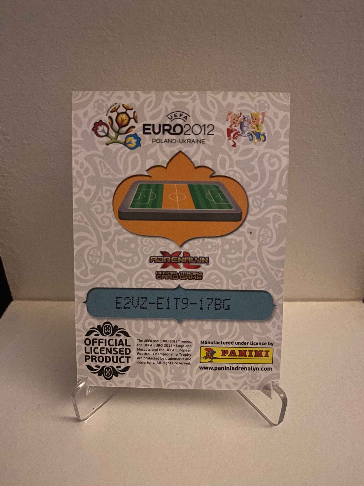Fodbold kort Panini Adrenalyn XL UEFA EURO 2012 - Italien Thiago Motta - Pokedexet